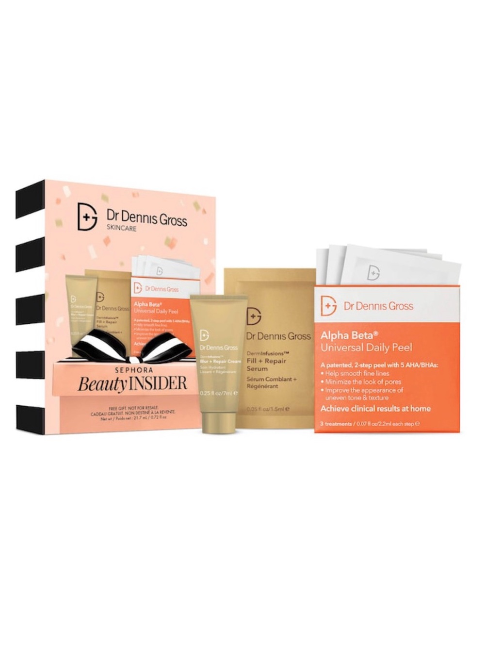 $23 Value NIB Dr Dennis Gross Skin Spa Trio Set